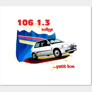 106 1.3 rallye... petit lion Posters and Art